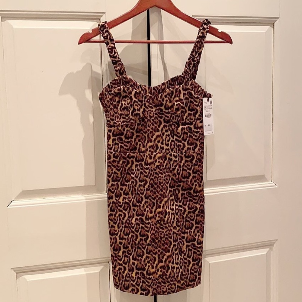 Zara Leopard dress